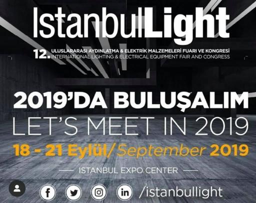 ISTANBULLIGHT Aydınlatma & Elektrik Malzemeleri Fuarındaydık.